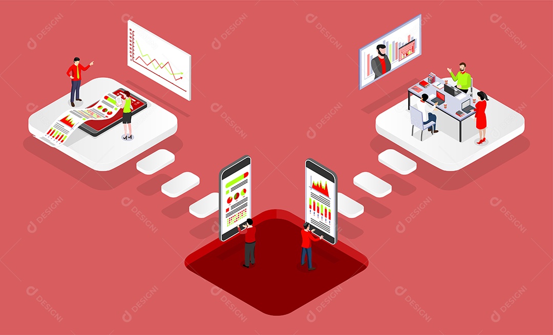 Desenho De Conceito De Negócios Vetor EPS