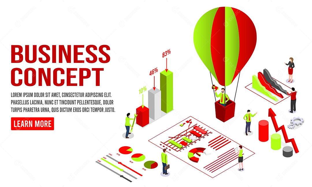 Desenho De Conceito De Negócios Vetor EPS