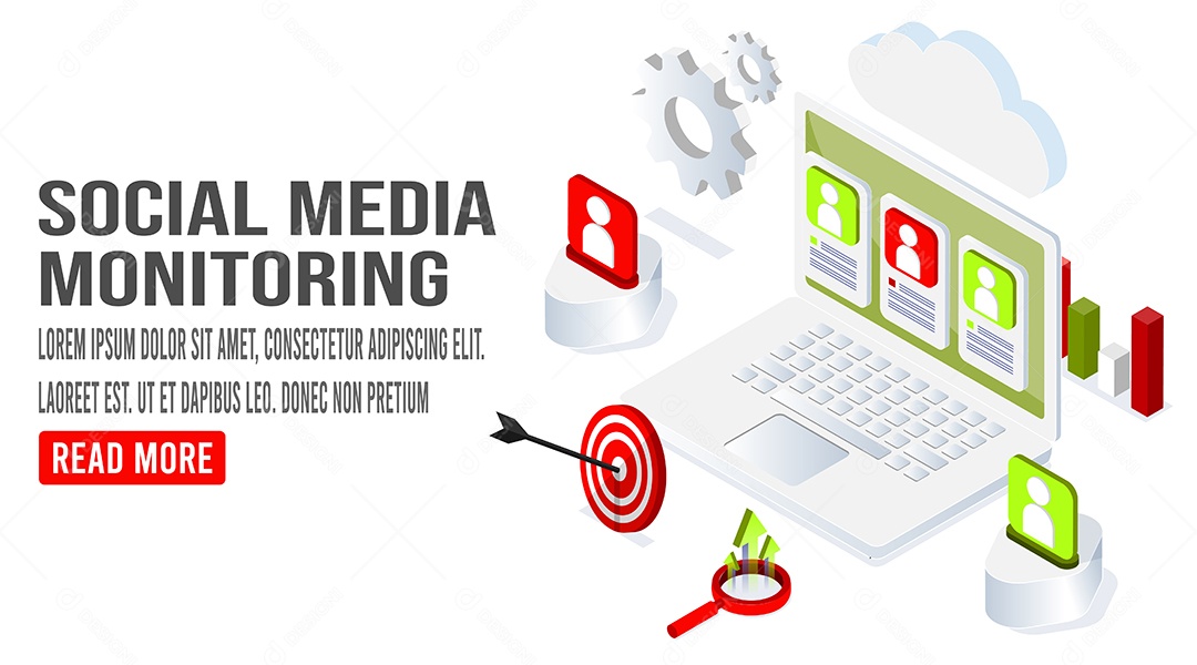 Desenho De Análise De Negócios Com Banco De Dados Vetor EPS