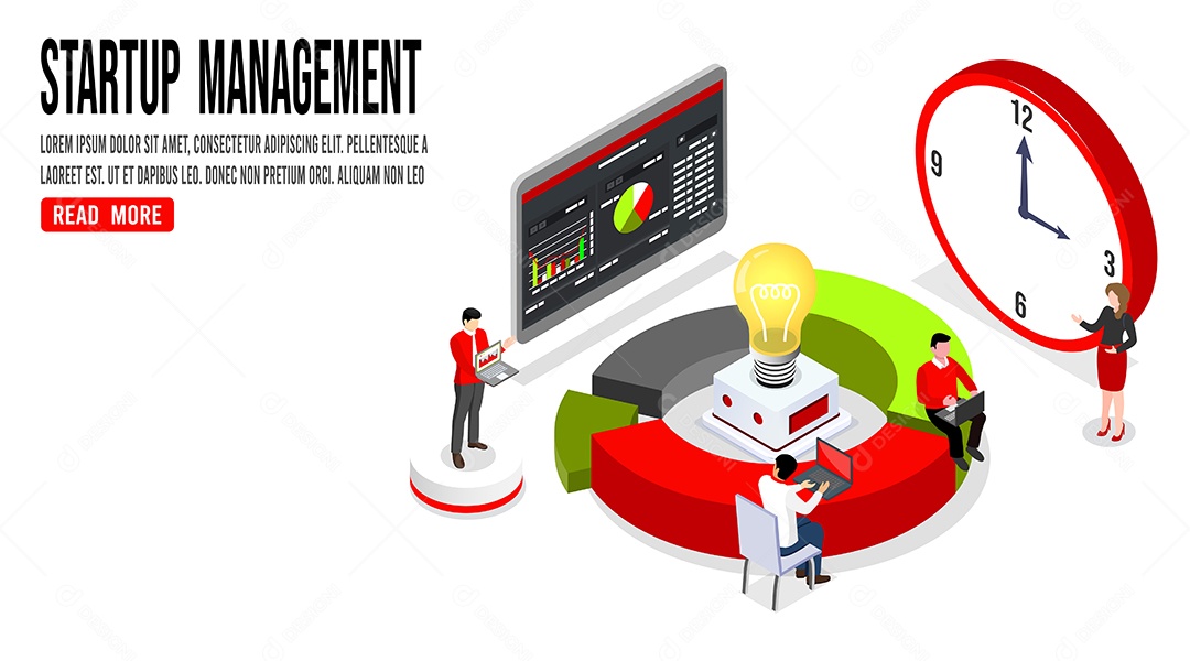 Desenho De Marketing De Redes Sociais Vetor EPS