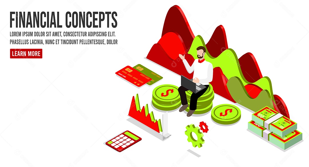 Desenho De Análise De Negócios Com Banco De Dados Vetor EPS