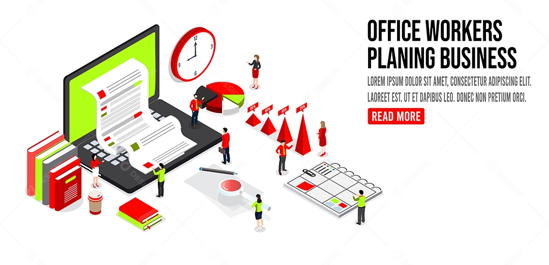 Desenho De Análise De Negócios Com Banco De Dados Vetor EPS