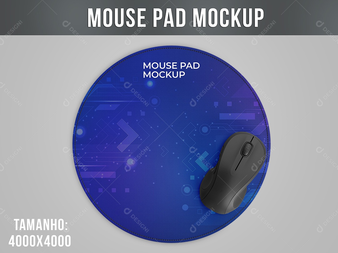 Mockup Mouse Pad Mouse PSD Editável