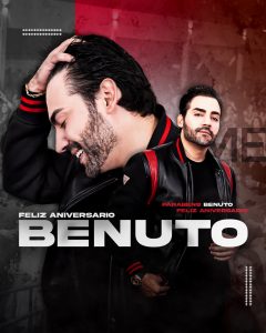 Social Media Feed feliz Aniversario Benuto PSD Editavel