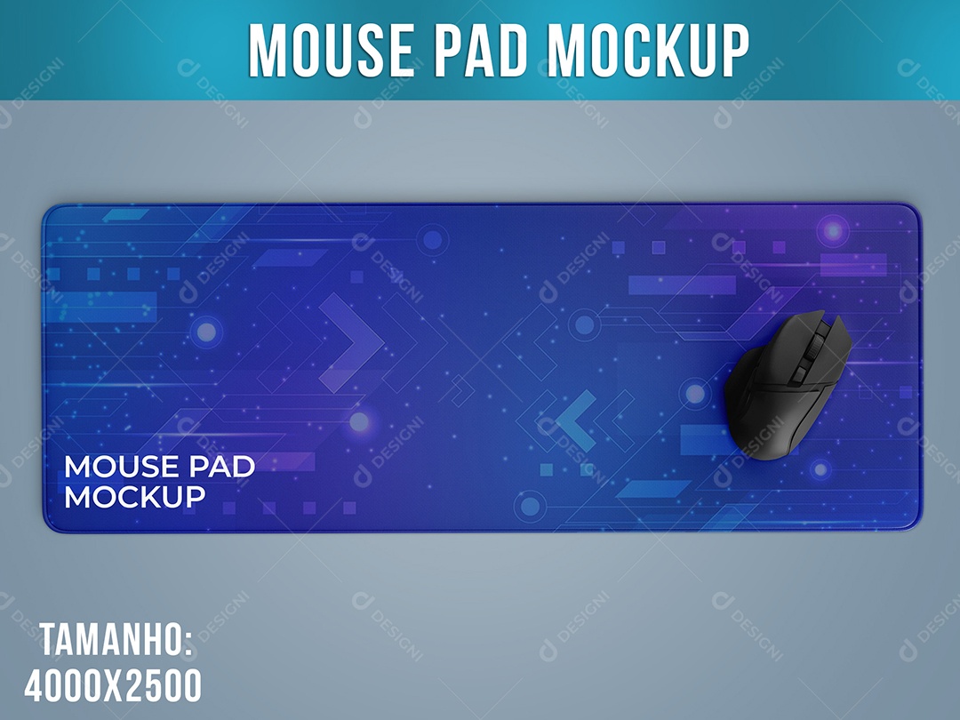 Mockup Mouse Pad Mouse PSD Editável
