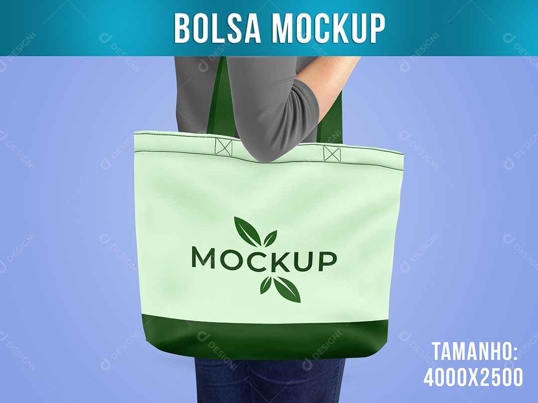 Mockup De Bolsa De Papel ou Compras Designi PSD Editável