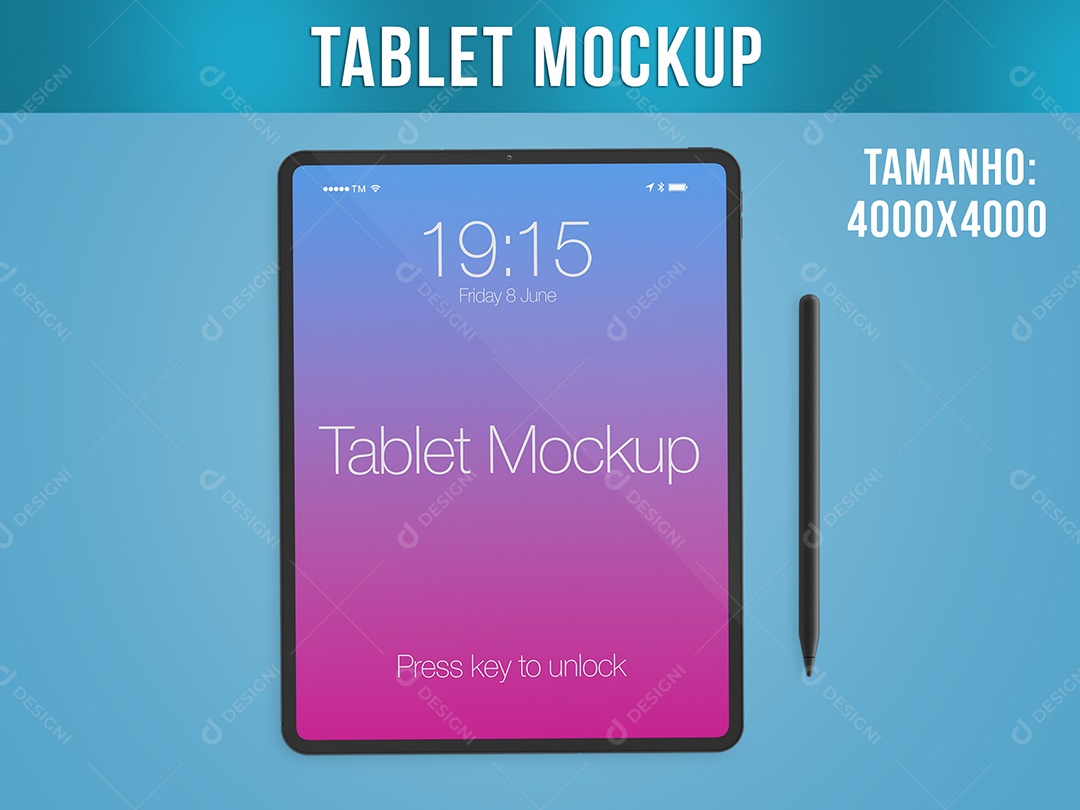 Mockup Tablet Celular PSD Editável