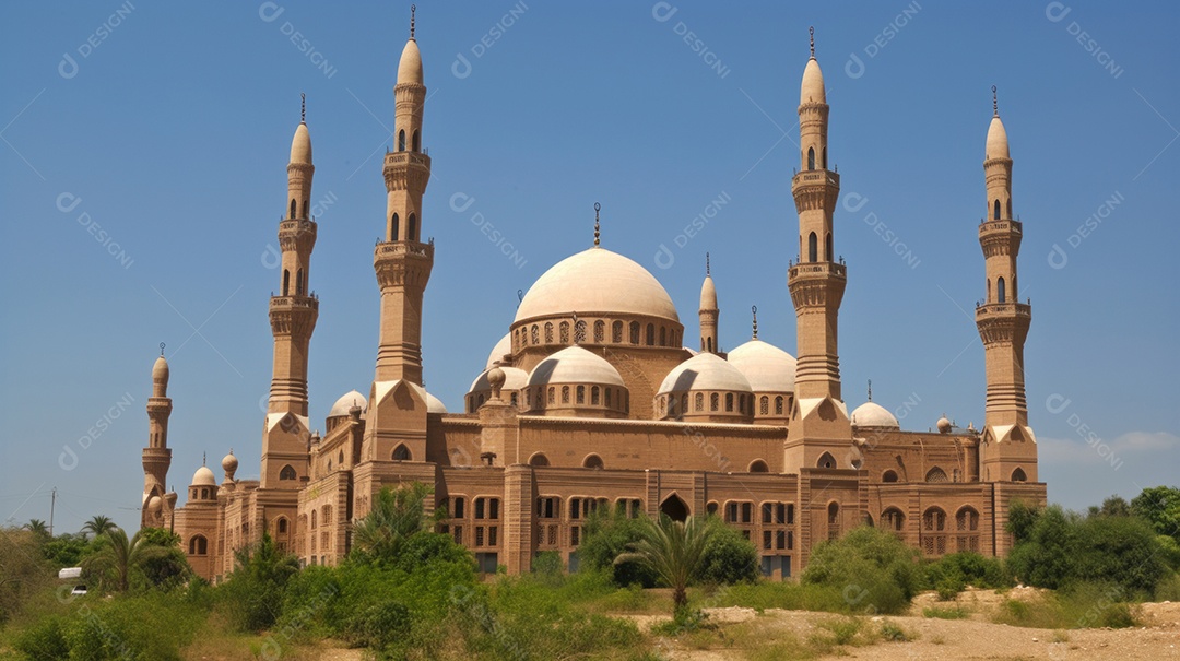 Mesquita Islâmica Eid al Adha a Festa do Sacrifício.