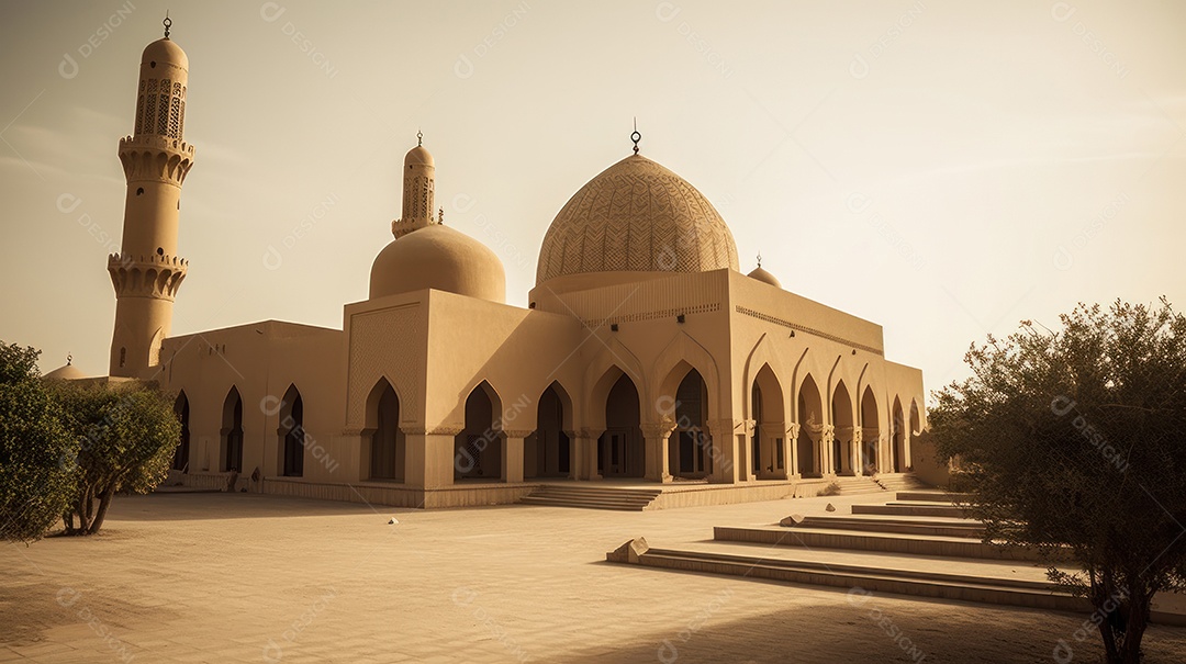 Mesquita Islâmica Eid al Adha a Festa do Sacrifício.