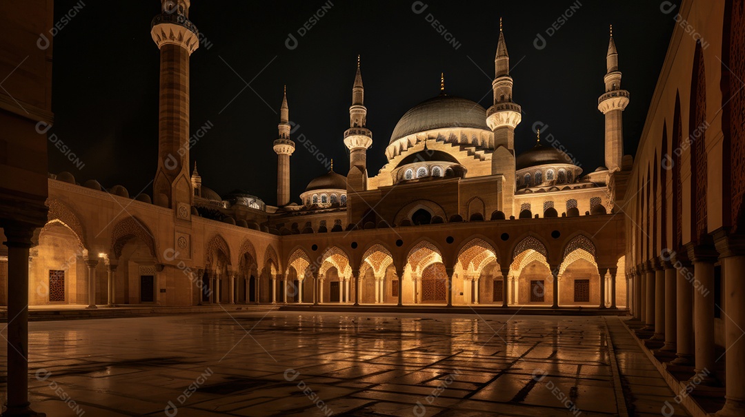 Mesquita Islâmica Eid al Adha a Festa do Sacrifício.