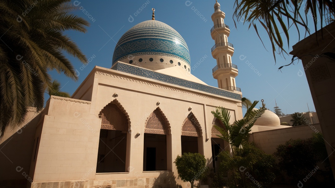 Mesquita Islâmica Eid al Adha a Festa do Sacrifício.