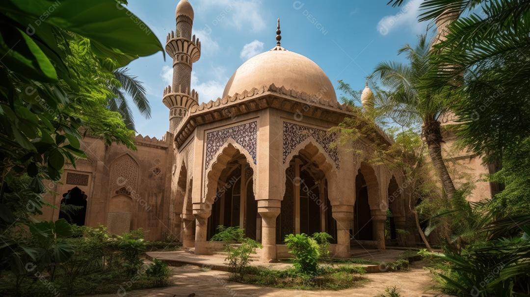 Mesquita Islâmica Eid al Adha a Festa do Sacrifício.