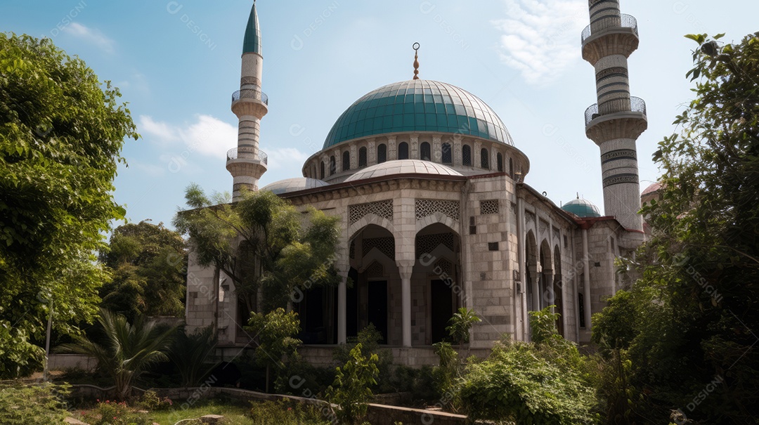 Estilo de papel Fundo Islâmico Eid al Adha a Festa do Sacrifício.