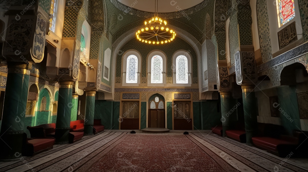 Estilo de papel Fundo Islâmico Eid al Adha a Festa do Sacrifício.