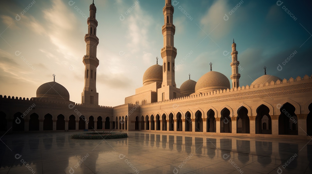 Mesquita Islâmica Eid al Adha a Festa do Sacrifício.