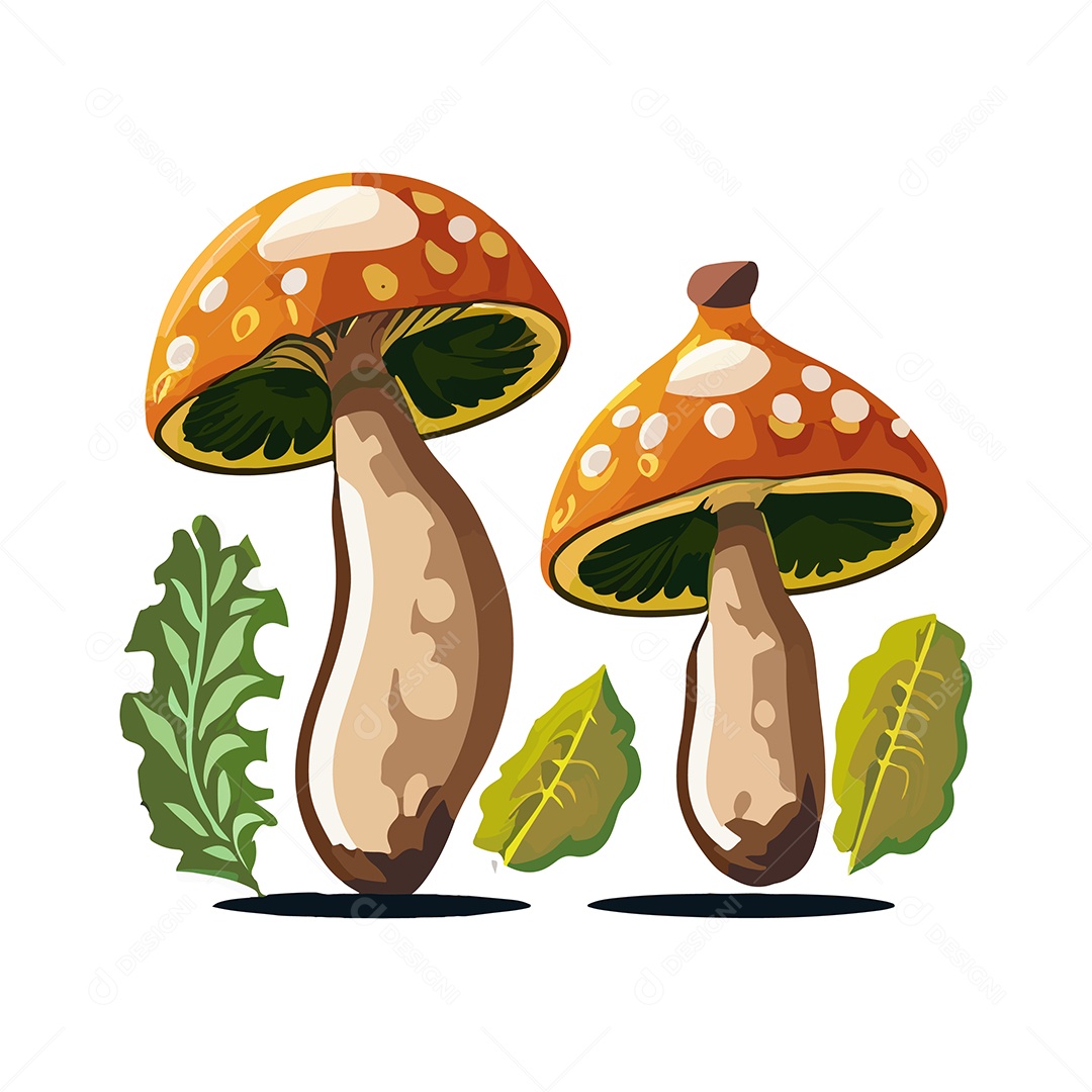 Ilustração de Cogumelo EPS Editável