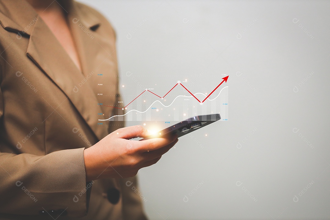 A análise de dados relata a estratégia de negócios, ferramentas de gerenciamento, indicador do mercado de ações