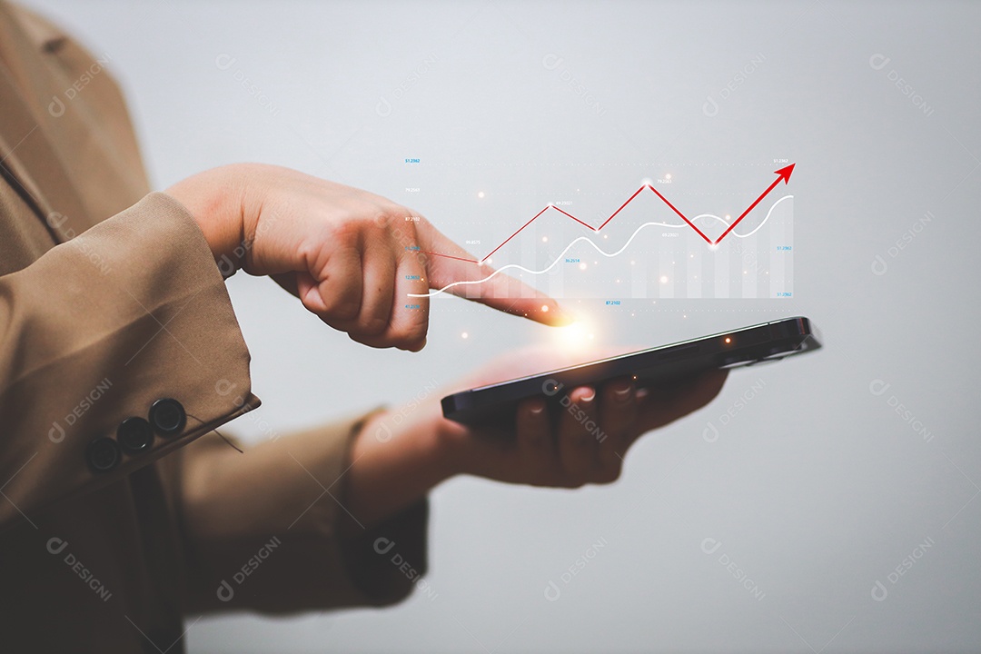 A análise de dados relata a estratégia de negócios, ferramentas de gerenciamento, indicador do mercado de ações