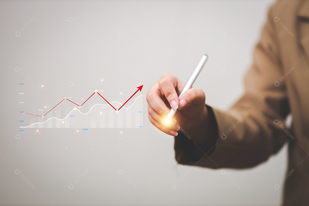 A análise de dados relata a estratégia de negócios, ferramentas de gerenciamento, indicador do mercado de ações