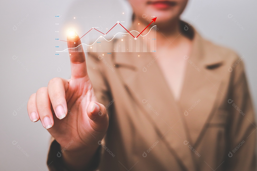 A análise de dados relata a estratégia de negócios, ferramentas de gerenciamento, indicador do mercado de ações