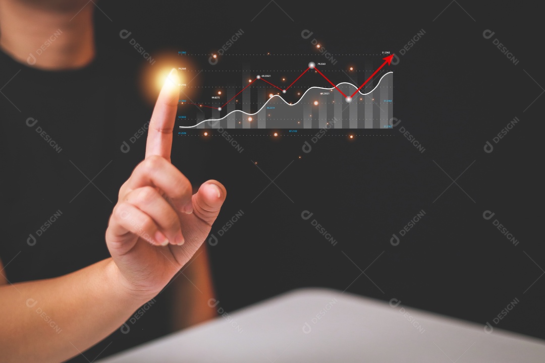 A análise de dados relata a estratégia de negócios, ferramentas de gerenciamento, indicador do mercado de ações
