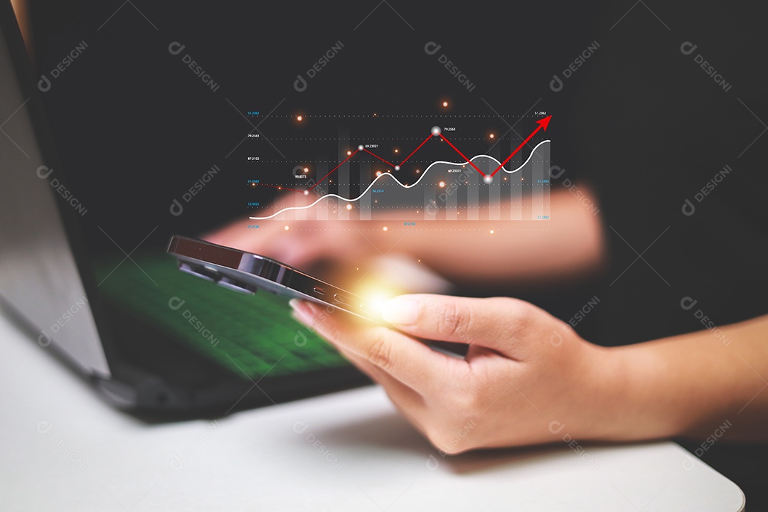 A análise de dados relata a estratégia de negócios, ferramentas de gerenciamento, indicador do mercado de ações