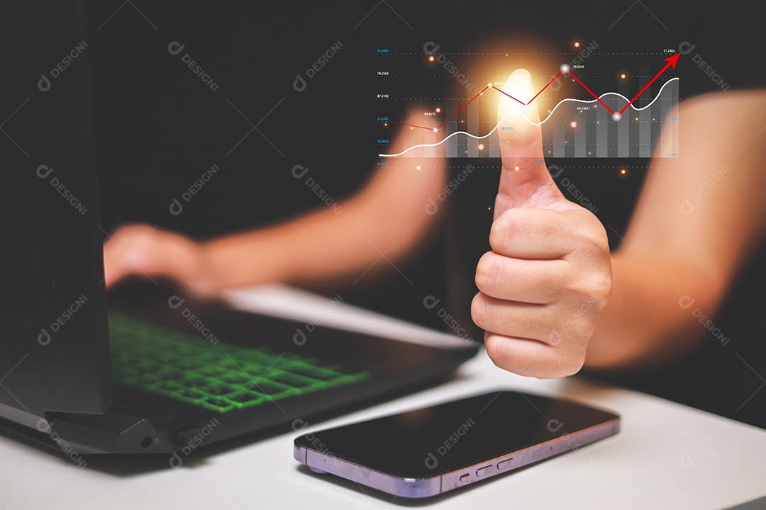 A análise de dados relata a estratégia de negócios, ferramentas de gerenciamento, indicador do mercado de ações