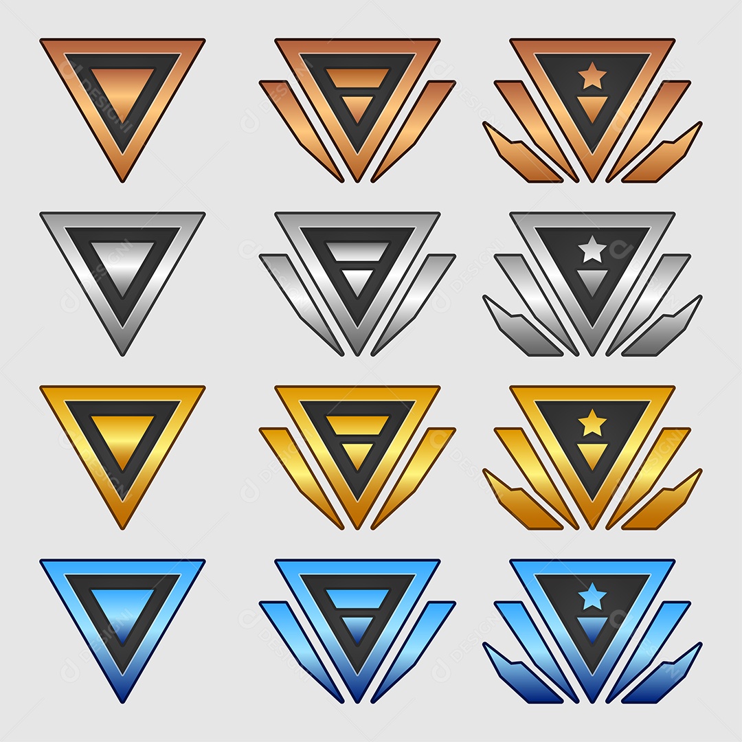 Desenho De Conjunto De Ícones Para Elementos De Jogo Isométricos Ilustração Vetorial EPS