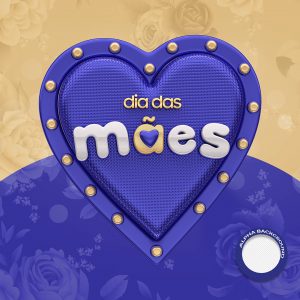 Selo 3D Dia Das Mães Para Composição PSD