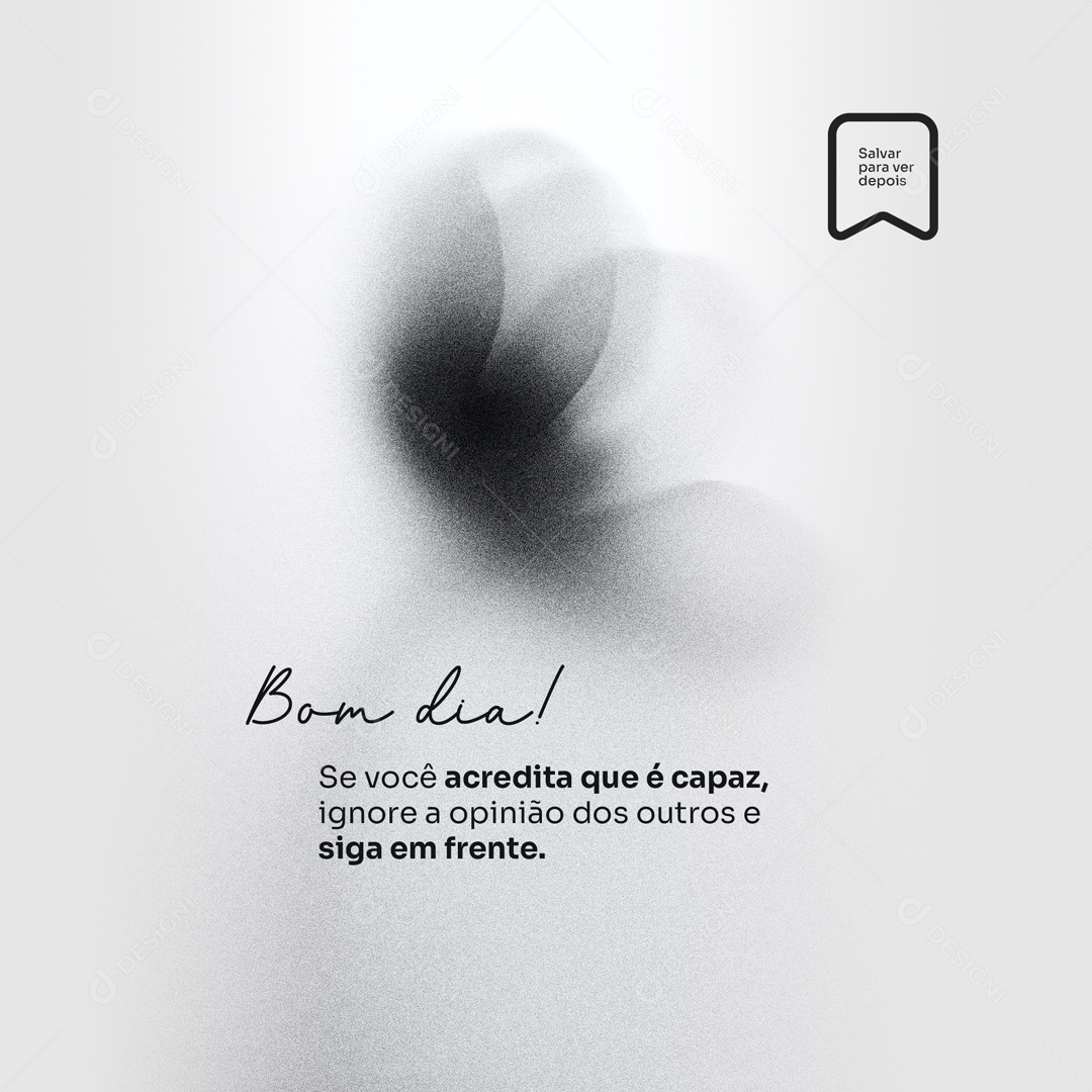 Social Media frase Motivadora PSD Editável