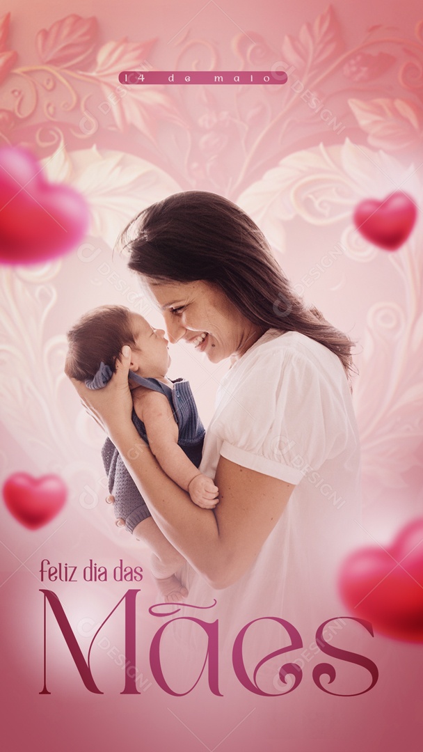 Story Feliz Dia Das Mães A Mulher Mais Guerreira PSD Editável Social Media