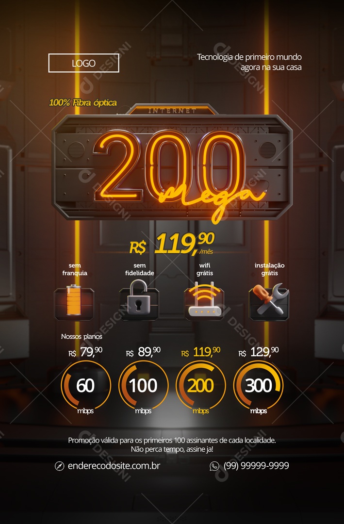 Social Media 200 Mega Fibra Óptica