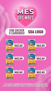 Story Encarte Mês Das Mães Produtos Supermercado Dia Das Mães Social Media PSD Editável