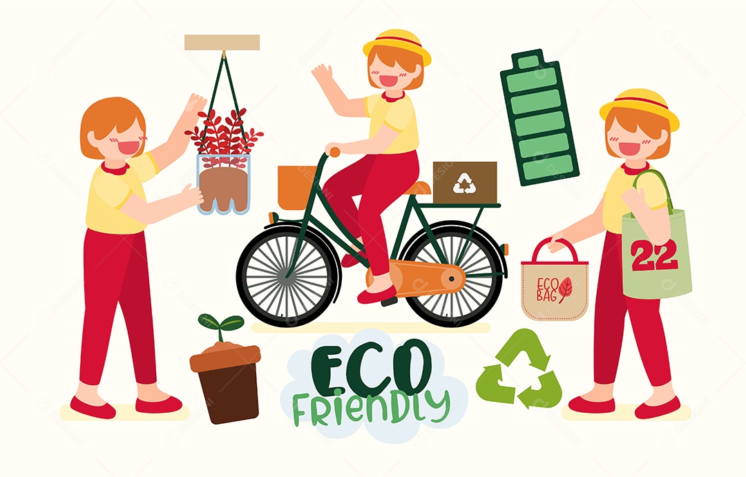 Desenho Vetorial Do Dia Da Terra Vetor EPS