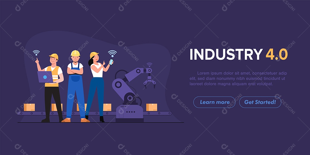 Desenho De Controle Robóticos Vetor EPS
