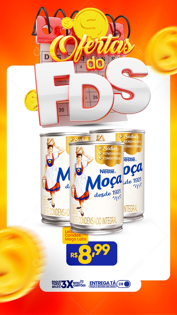 Story Ofertas do Fds Promoção Social Media PSD Editável