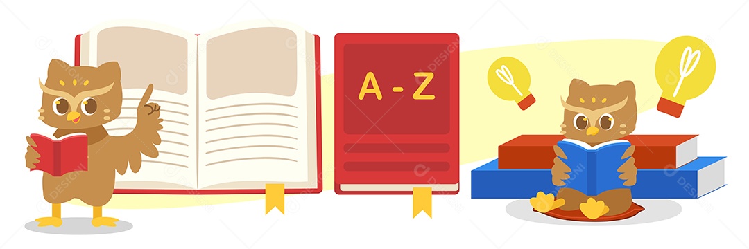 Desenho De Coruja Ilustração Vetorial EPS