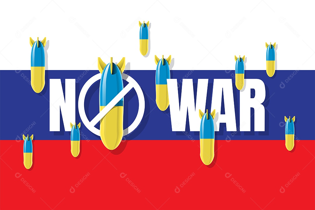 Desenho De Conflito Entre Países Ilustração Vetorial EPS