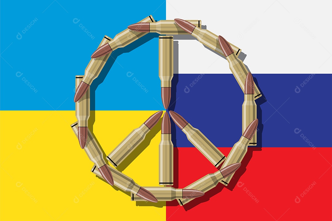 Desenho De Crise Entre Países Ilustração Vetorial EPS