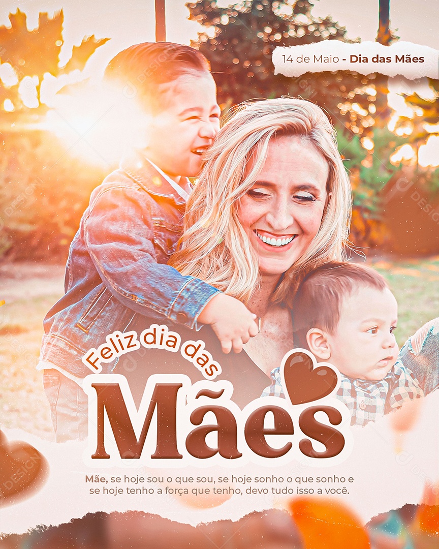 Feliz Dia Das Mães 14 de Maio Social Media PSD Editável