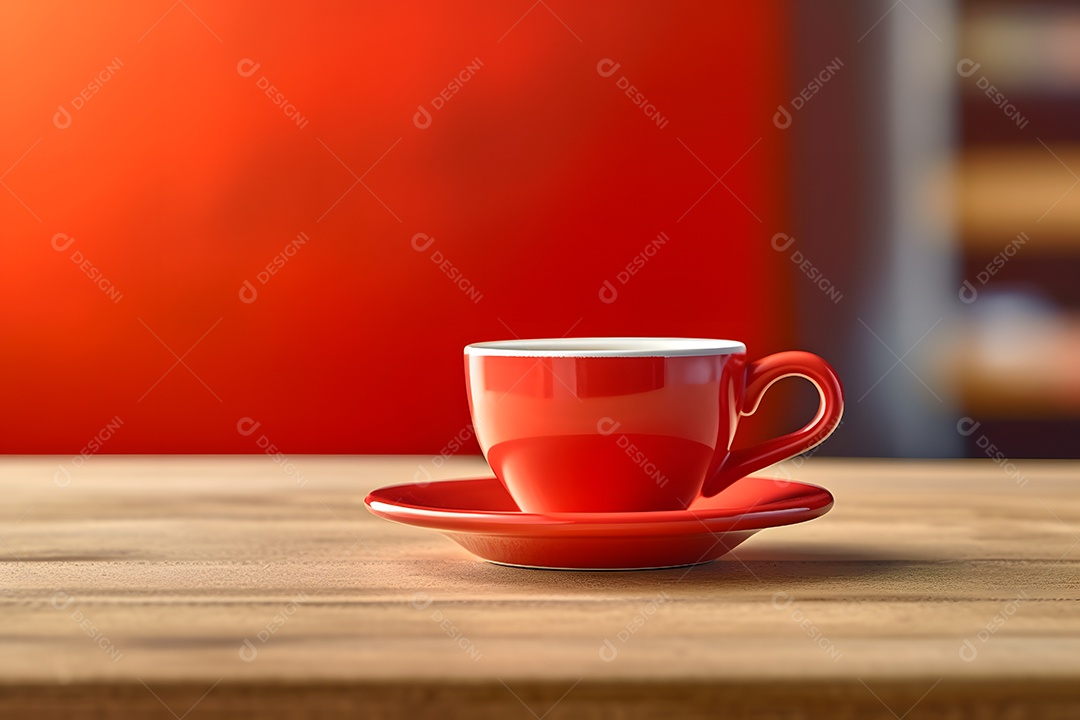 Xicare de Café Sobre A Mesa