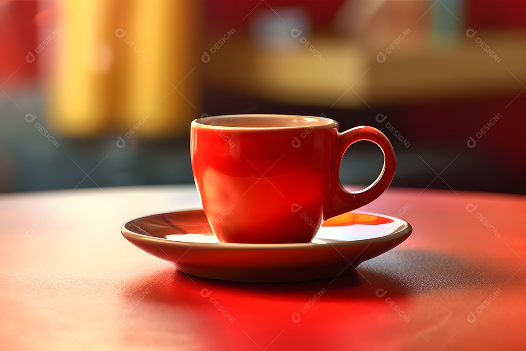 Xicare de Café Sobre A Mesa