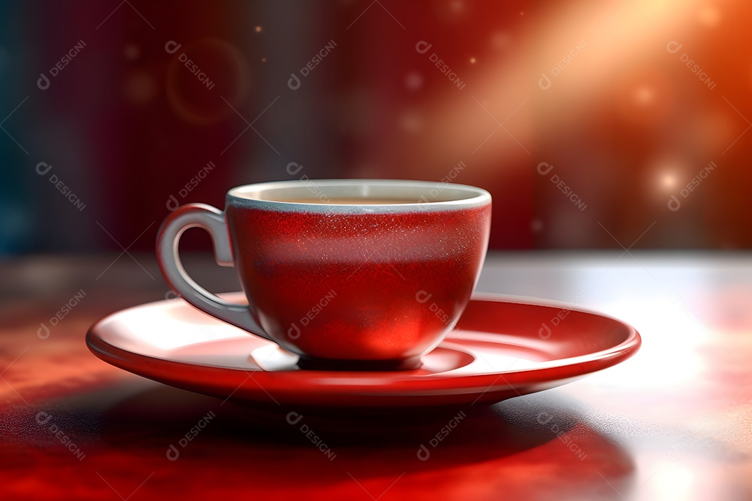 Xicare de Café Sobre A Mesa