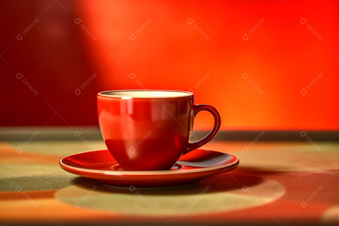 Xicare de Café Sobre A Mesa