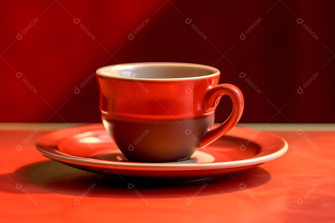 Xicare de Café Sobre A Mesa