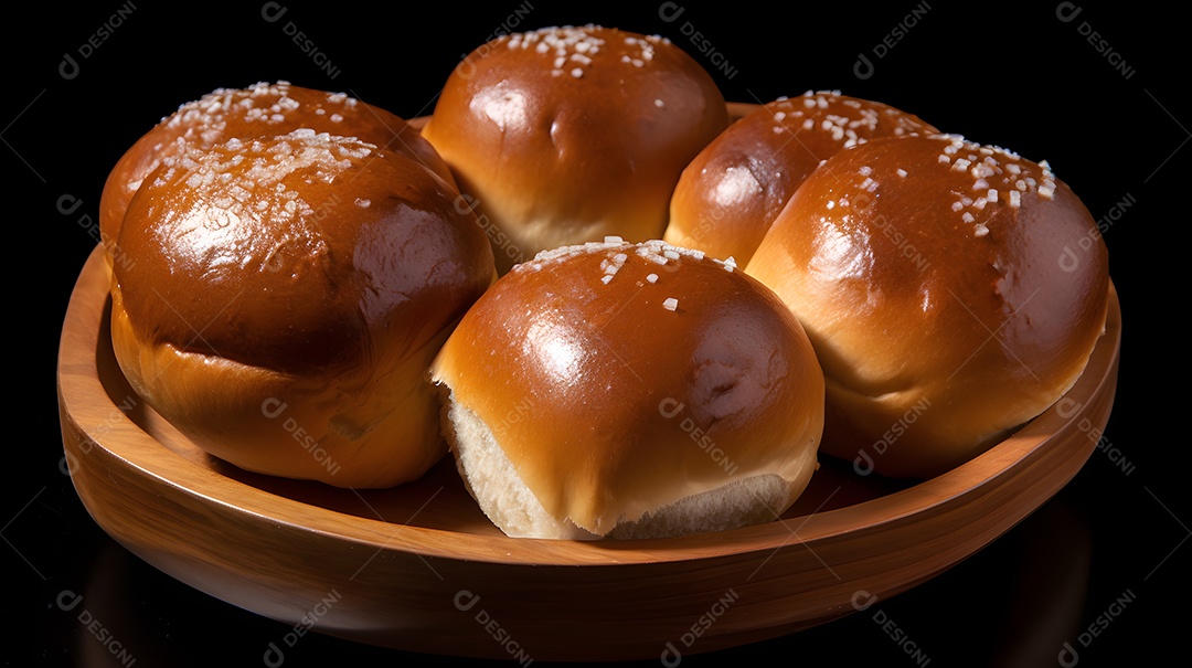 Paes Sobre A Forma De Madeira