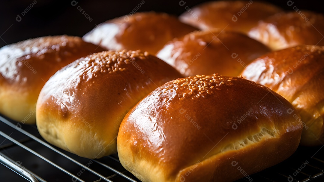 Forma Com Paes Sobre A Mesa