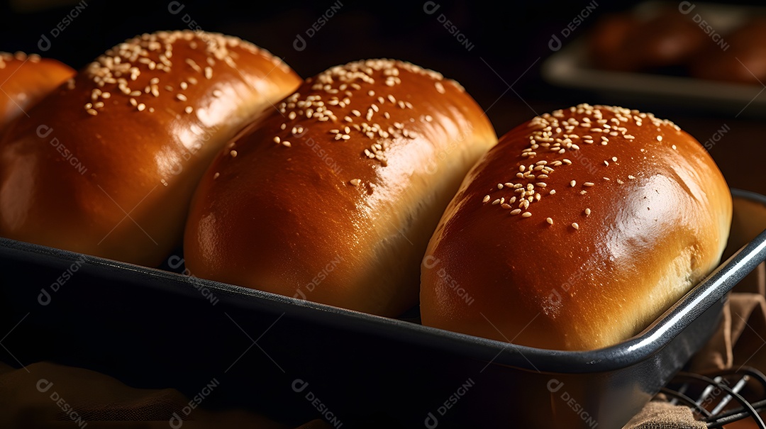 Forma Com Paes Sobre A Mesa