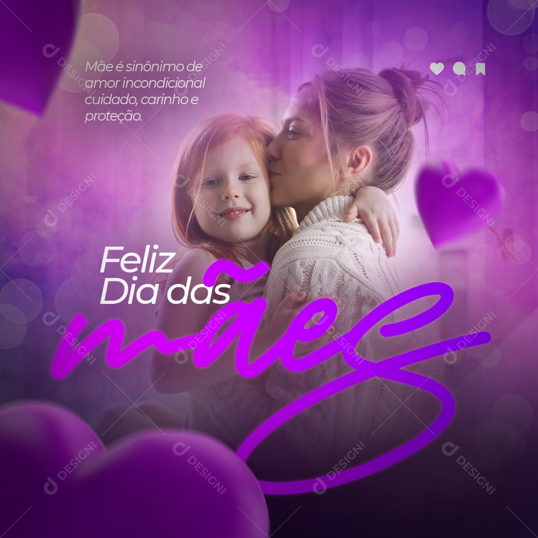 Feliz Dia Das Mães 14 De Maio Social Media PSD Editável