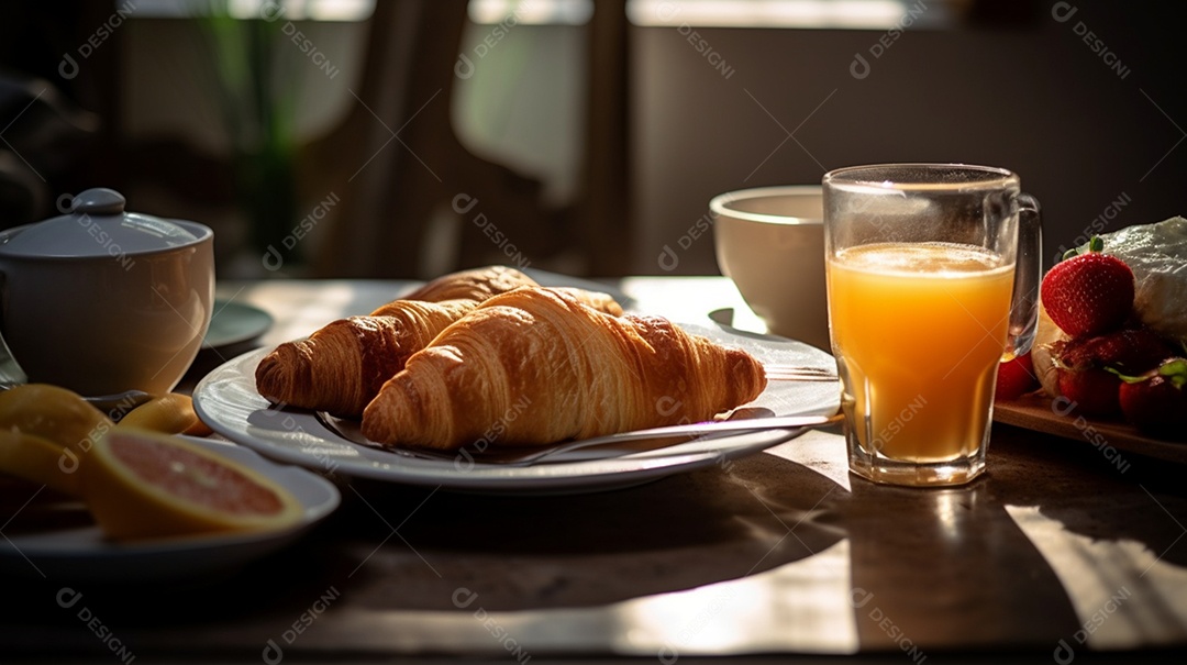 Mesa de café da manhã